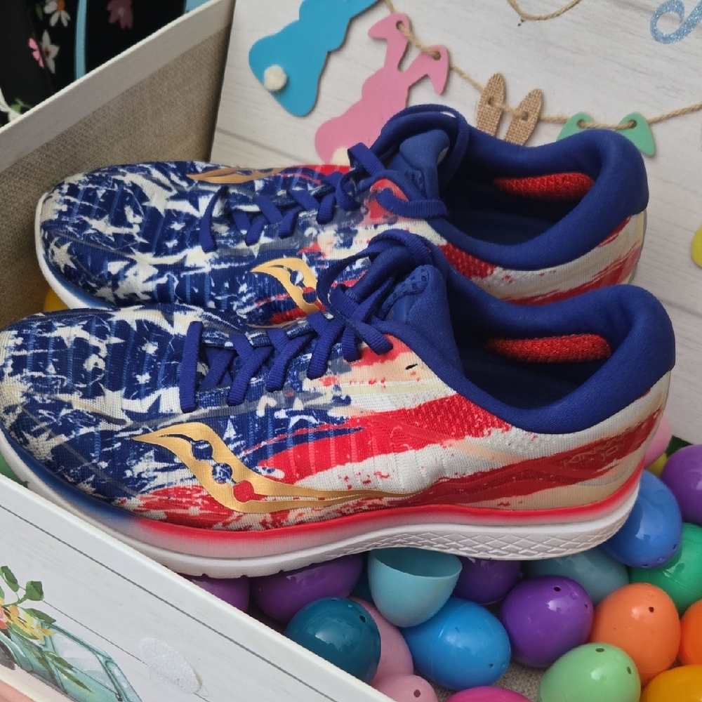 Saucony Mens Kinvara 10's Stars & Stripes Limited Edition